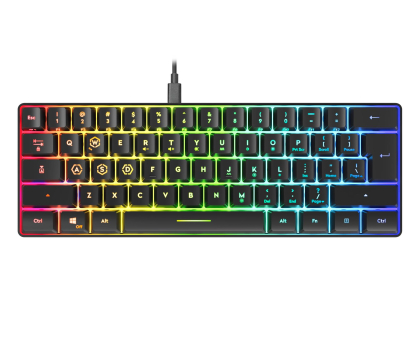 Klawiatura SPEEDLINK LETOS RGB 60% Gaming black SL-670014-BK-US